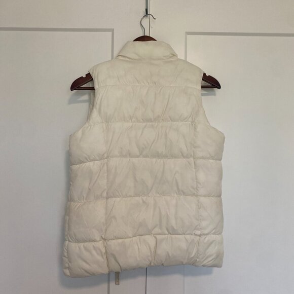 Cream Puffer Vest Lightweight Spring Fall Jacket Girl's Size XL (Girl's Size 14) - Picture 3 of 9